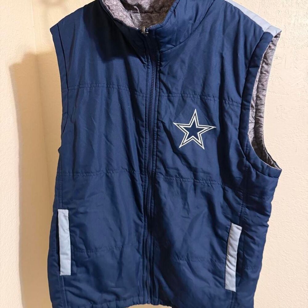 Nfl Men's Navy and Blue Gilet